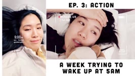 🐥 Trying to Wake Up at 5am & Practicing Work Life Balance For A Week | Ep. 3: Action