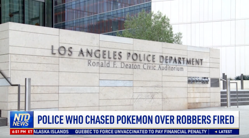 Police Who Chased Pokemon Over Robbers Fired