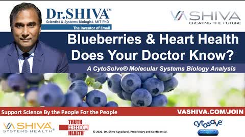 Dr.SHIVA LIVE: Blueberries & Heart Health. Does Your Doctor Know?