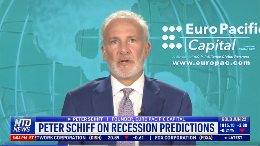Peter Schiff on Recession Predictions