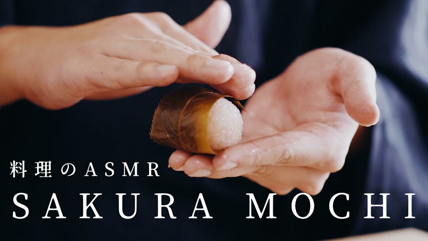 【ASMR】How to make Sakura Mochi｜道明寺櫻餅的製作過程（No Music）