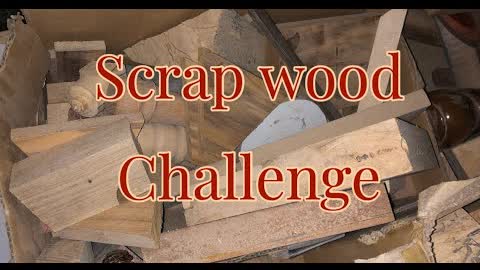 Woodturning - Scrap wood challenge