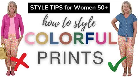 How to Look Chic in Colorful Prints this Summer || Fashion Over 50