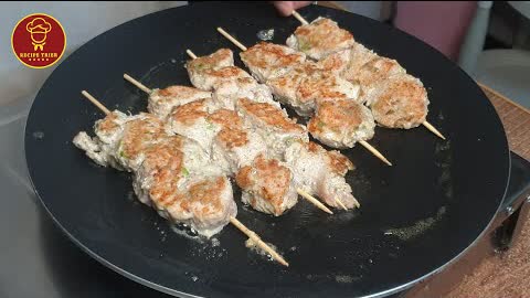 Chicken Malai Boti Restaurant Style on Tawa | Chiken Malai Boti Tikka