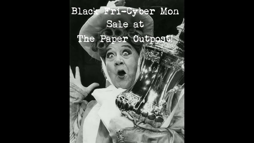 BIG BLACK FRIDAY through CYBER MONDAY  SALE at The Paper Outpost Etsy Shop! Plus Let's Draw Heads!