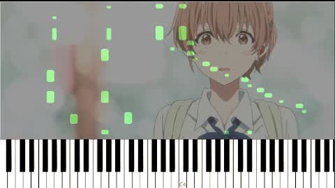Koe no Katachi / A Silent Voice OST #10 【聲の形】- "Lit" (Synthesia Piano Tutorial + Strings Extended)