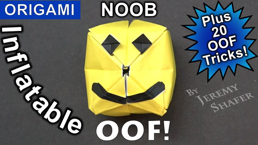 Inflatable Noob + 20 Amazing OOF Tricks! - Roblox Origami