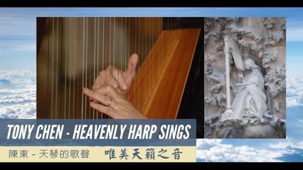 [Heavenly New Age Music] Tony Chen - Heavenly Harp Sings | Relaxing & Healing
