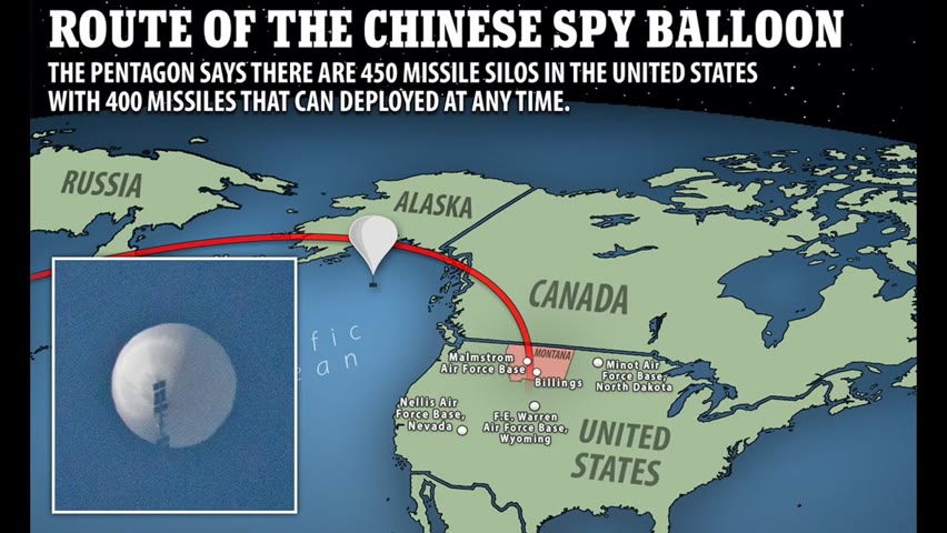 爆炸新闻：共军入侵美国！高空间谍气球直闯。美方为何不击落它？中方军事专家大胆建议美方击落！老胡和外交部唱对台戏？布林肯取消访中