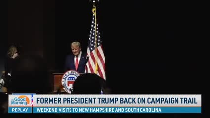 Former President Trump Back on Campaign Trail