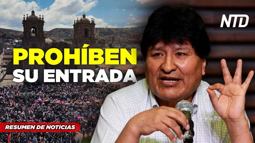 Perú prohíbe el ingreso de Evo Morales; Líderes responden a disturbios en Brasil
