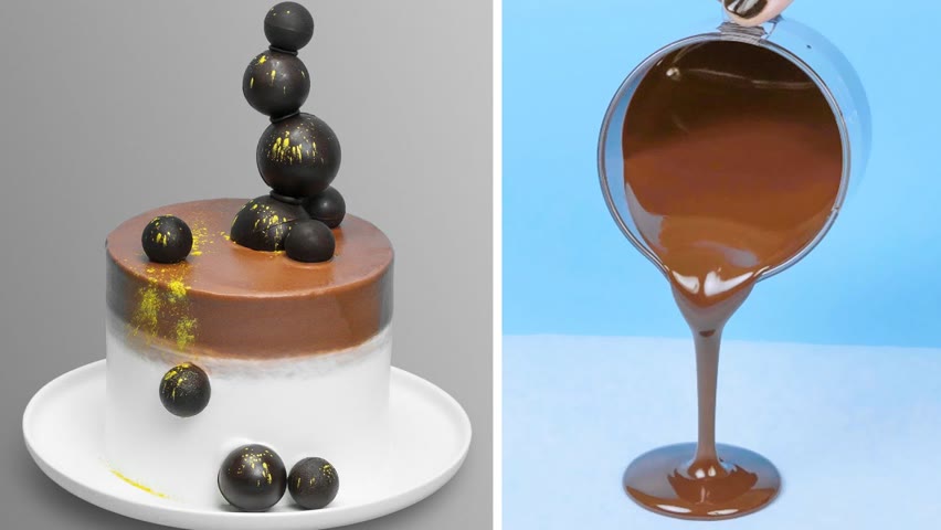 Delicious Chocolate Ball Cake Decorating Tutorial | So Yummy Cake Decorating Compilation