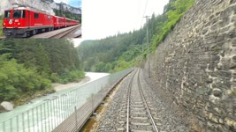 ★ 4K 🇨🇭Cab Ride Landquart - Chur - Disentis, Switzerland [07.2020]