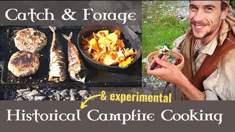 Historical, Catch & Forage CAMPFIRE COOKING + Experimental Recipes. Scottish Summer by the Sea