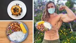 WHAT I ATE TODAY | VEGAN IN QUARANTINE 😷 (Home Workouts & Protein)