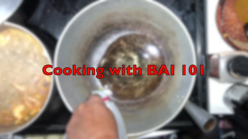 Cooking 101 with BAI