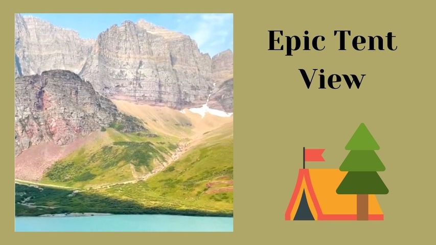 Epic Tent View | Camping, Nature