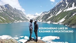 Kounsarnag Lake in Kashmir is breathtaking | Drone View |