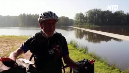 Уникальная велодорожка появилась в Бельгии