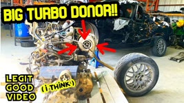 I Bought A Wrecked Big Turbo Donor To Finish My Srt-4 Stroker Rebuild Part 6