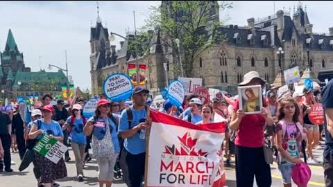 保護生命為使命 渥太華數千人集會反墮胎 ｜ #新唐人加拿大