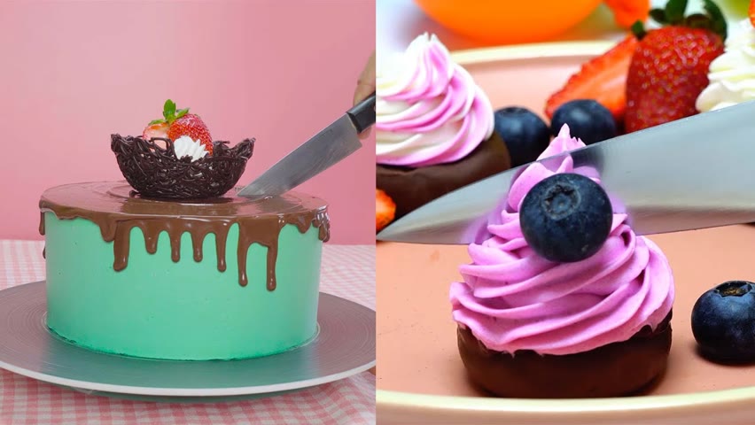 10 Ideas For Making Delicious Dessert At Home | Yummy Desserts | Amazing Chocolate Cake Decorating