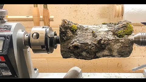 Wood Turning - Log into goblet