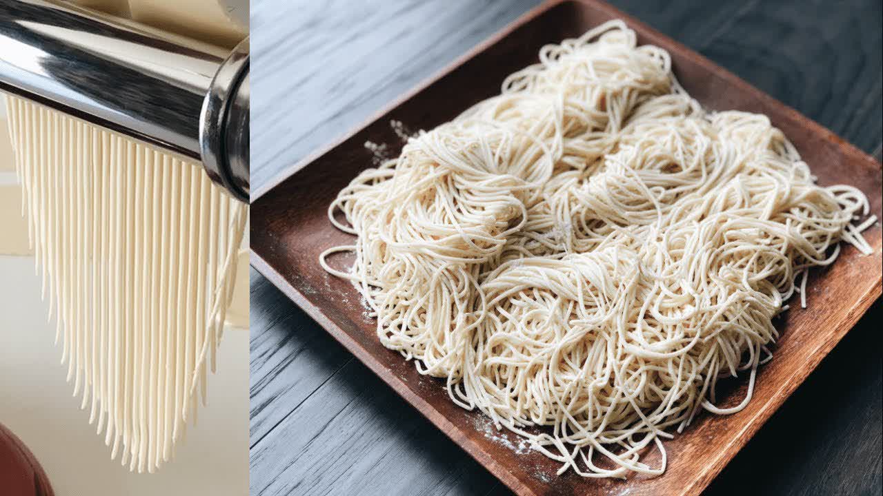 自制面条 Fresh Homemade Chinese Noodles