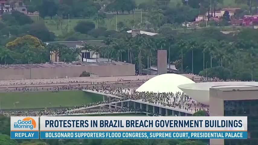 Protestors in Brazil Breach Goverment Buildings