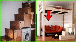 Amazing Space Saving Ideas and Home Designs - Smart Furniture ▶ 11
