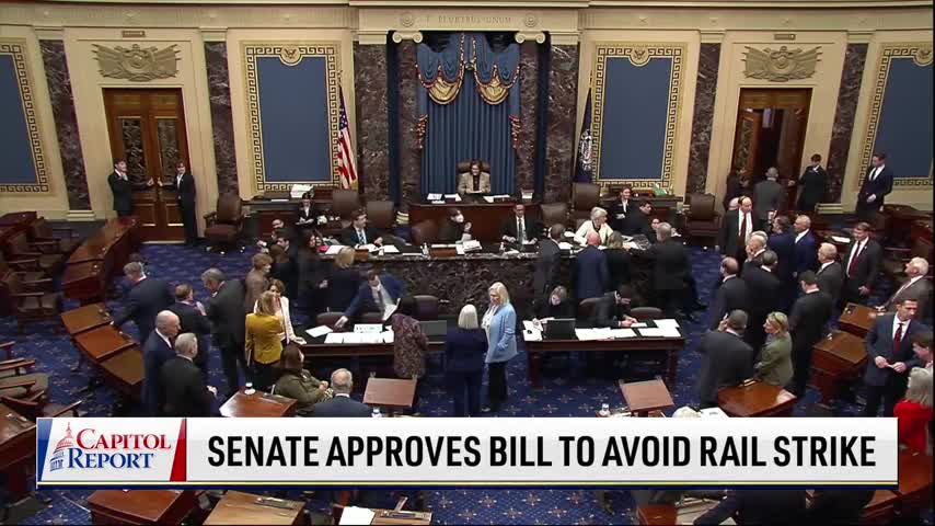 Senate Approves Bill to Avoid Rail Strike
