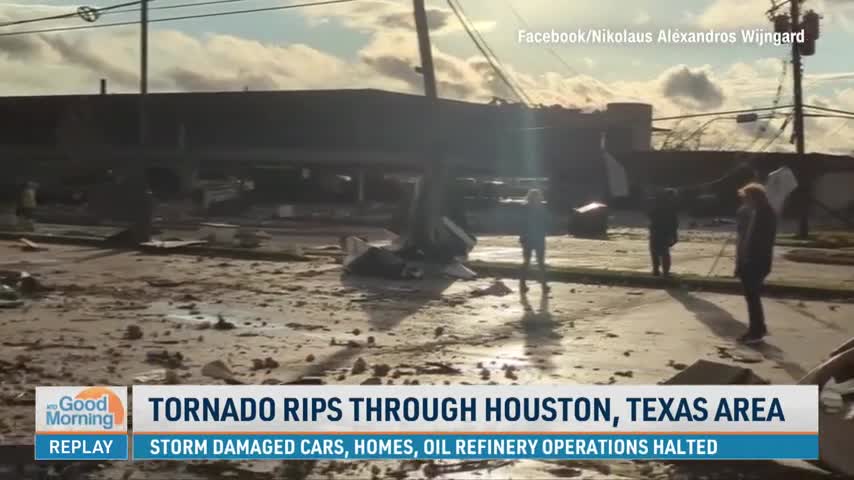 Tornado Rips Through Houston, Texas Area