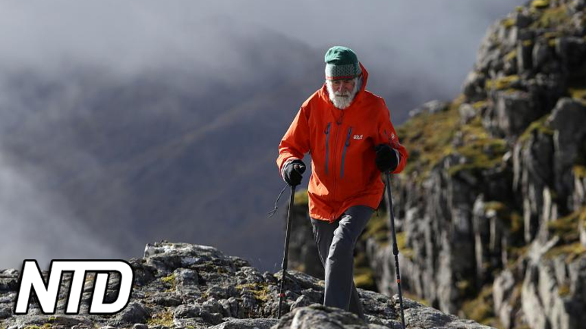 En 81-årig man bestiger berg för att hedra sin sjuka fru | NTD NYHETER