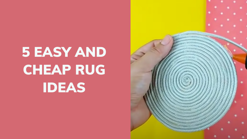5 EASY AND CHEAP RUG IDEAS | DO IT YOURSELF | IDER ALVES
