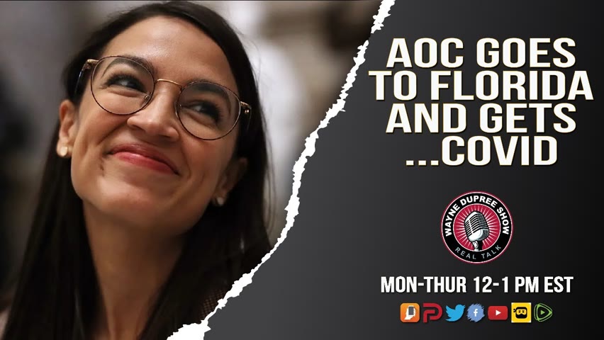 AOC Goes To Florida Maskless, Now She Has COVID