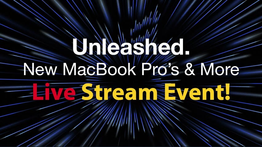 Apple's October Event MacBook Pro's - LIVE STREAM COVERAGE & FeedBack!