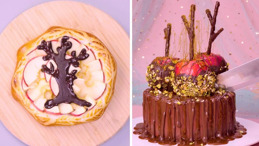 So Yummy Chocolate Apple Cake Decorating Ideas | So Tasty Cake Compilation