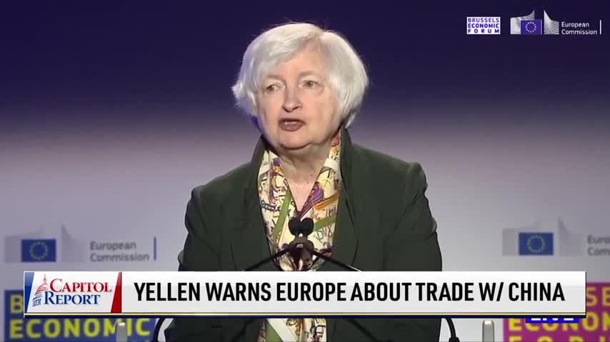 Yellen Warns Europe About Trade With China
