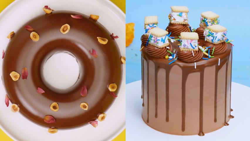 Easy Chocolate Cake Decorating Tutorials Like A Pro | So Yummy Cake | Fancy Cake Design Ideas