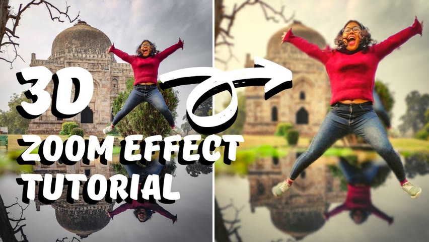 How To Do 3D Zoom Trend on Instagram Reels | 3D Photo Effect Tutorial | 3D Zoom Capcut Tutorial
