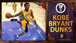Kobe Bryant's Top 5 Dunks Of All-Time