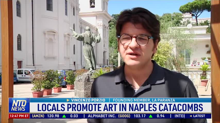 Locals Promote Art in Naples Catacombs