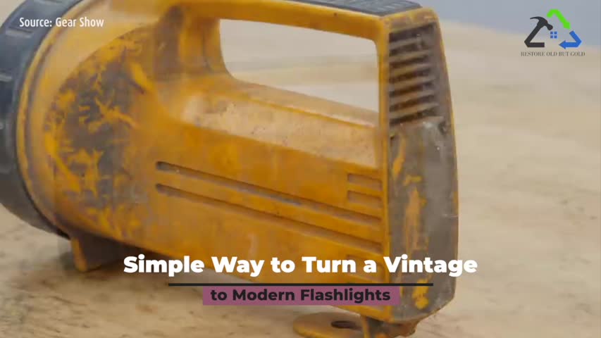 Simple Way to Turn a Vintage to Modern Flashlights | FUJI Novel H 147P