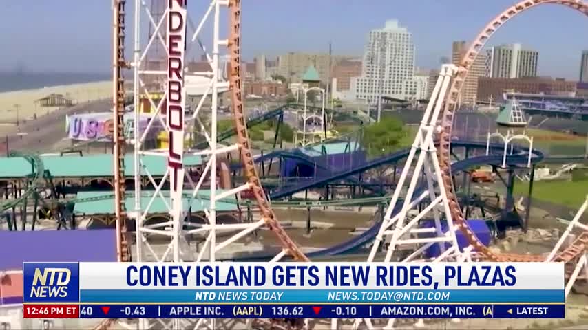 Coney Island Gets New Rides, Plazas