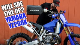 FIRST START - Yamaha YZ250 dirt bike build