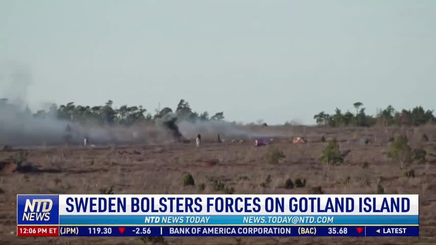Sweden Bolsters Forces on Gotland Island