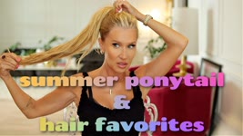 Summer Of Hair Love | Summer Ponytail | My Hair Routine & Secrets