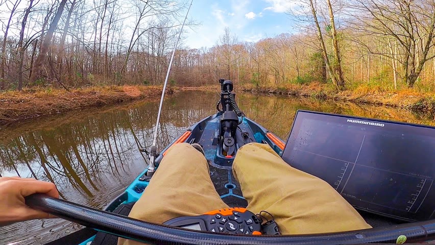 Exploring A HIDDEN Lake In My Kayak || Rigged The Solix 12"