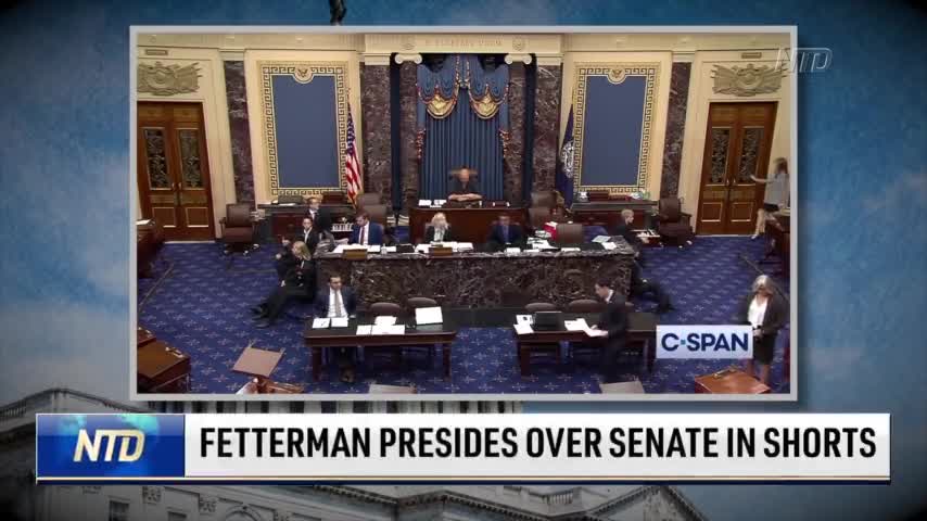 Sen. Fetterman Presides Over Senate in Shorts After Dress Code Change
