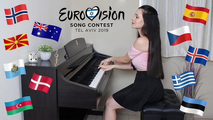 TOP 20 songs of EUROVISION 2019 On Piano! (Part 2)